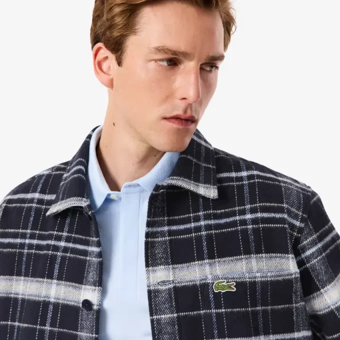 Men’s Cotton Plaid Overshirt