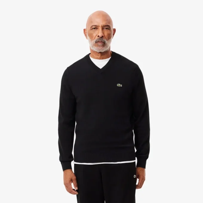 Men’s Cotton V-Neck Sweater