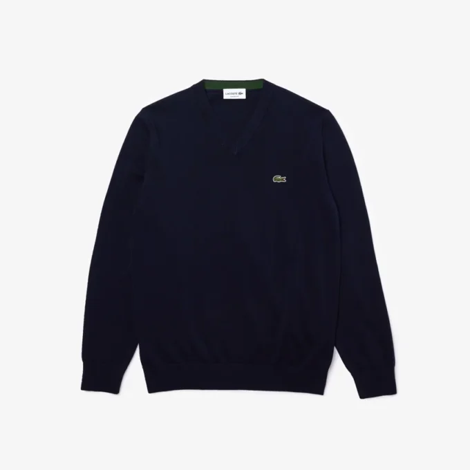 Men’s Cotton V-Neck Sweater