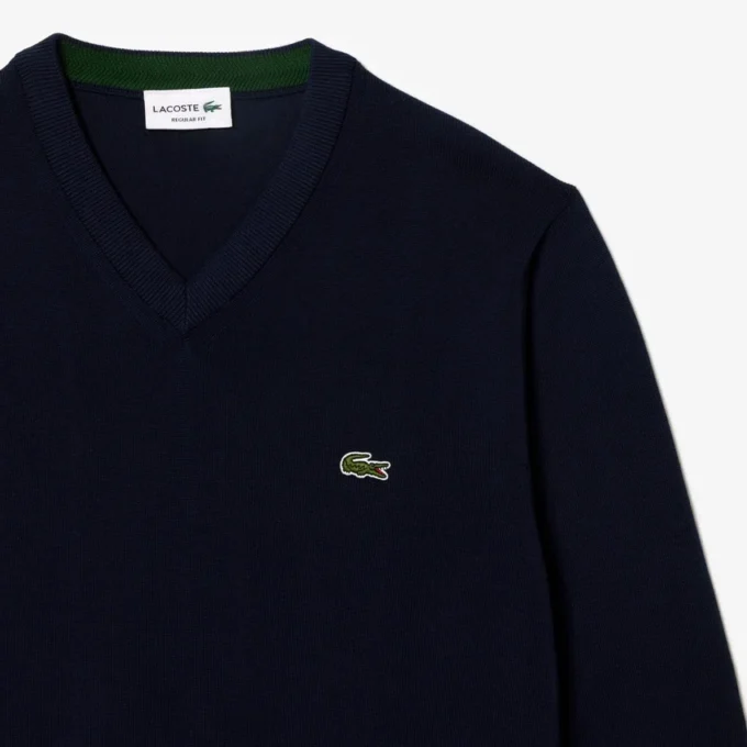 Men’s Cotton V-Neck Sweater