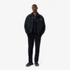 Men’s Cotton & Wool Blend Half-Zip Polo Collar Sweater