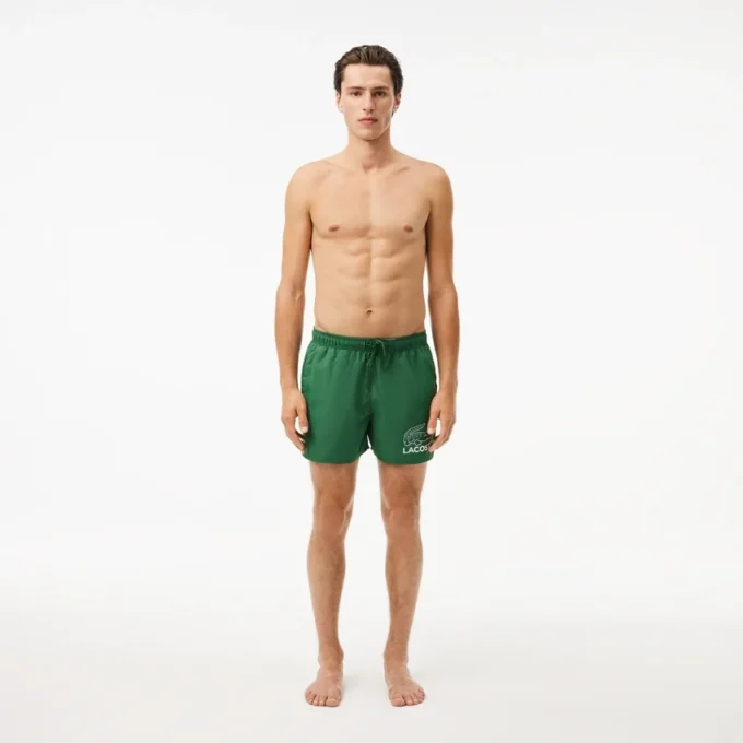Men’s Croc Print Swim Trunks