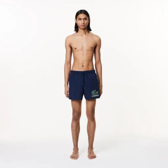 Men’s Croc Print Swim Trunks