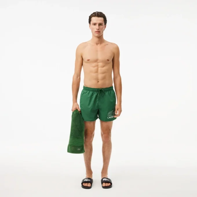 Men’s Croc Print Swim Trunks