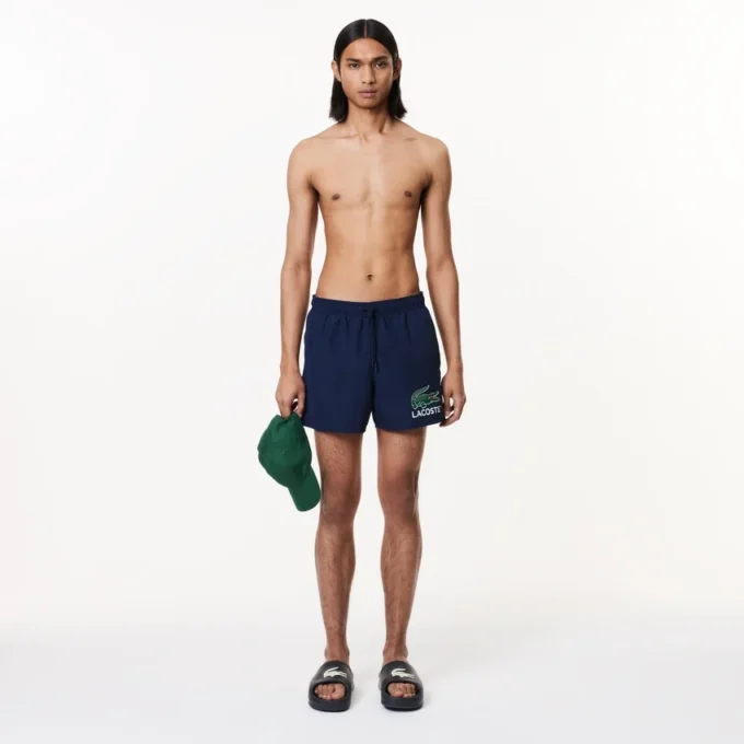 Men’s Croc Print Swim Trunks