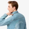 Men’s Crocodile Denim Jacket