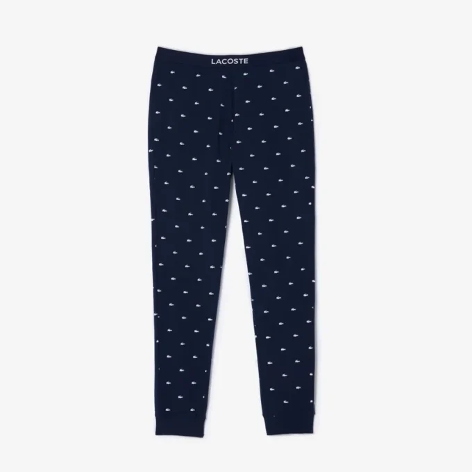 Men’s Crocodile Motif Pajama Pants