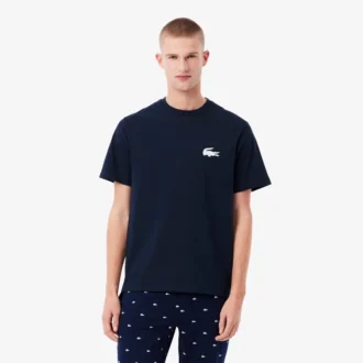 Men’s Crocodile Print Cotton Undershirt