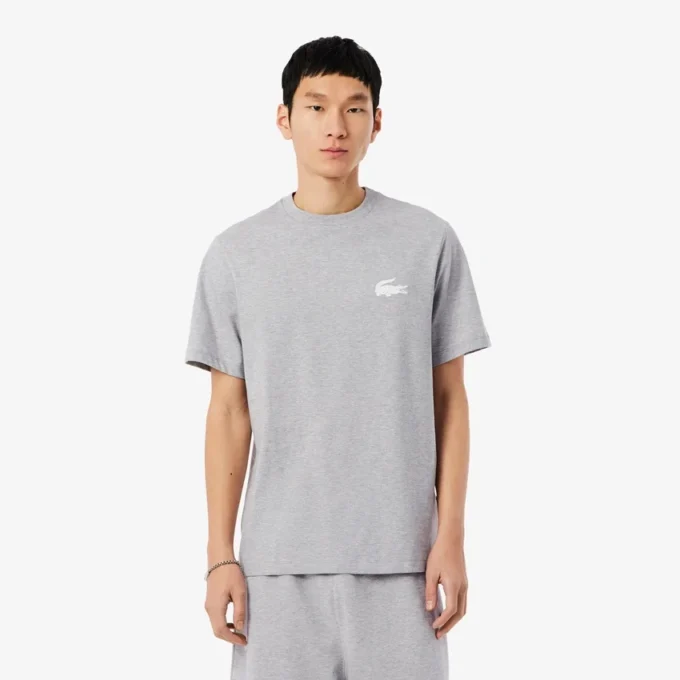 Men’s Crocodile Print Cotton Undershirt