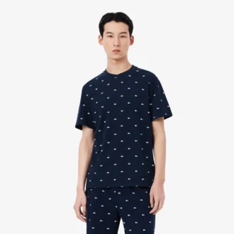 Men’s Crocodile Print Pajama Top