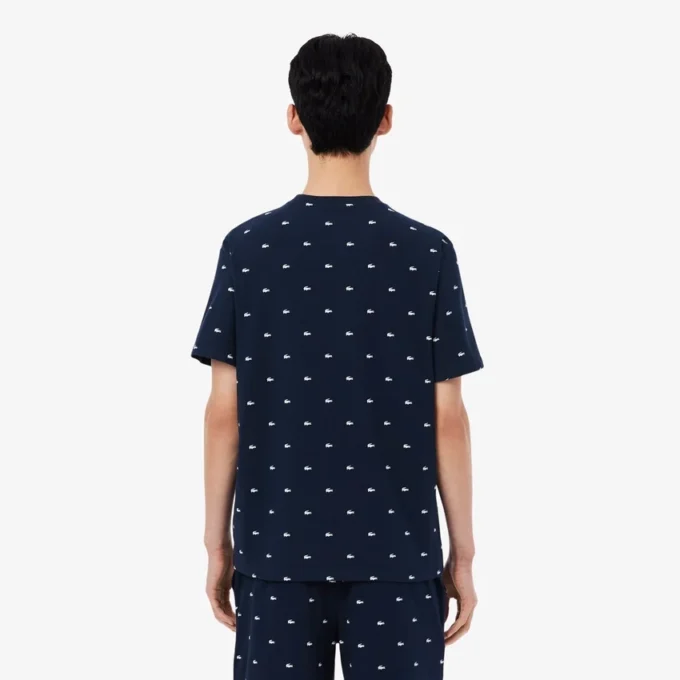 Men’s Crocodile Print Pajama Top