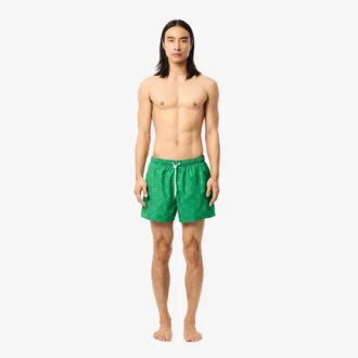 Men’s Crocodile Print Swim Trunks