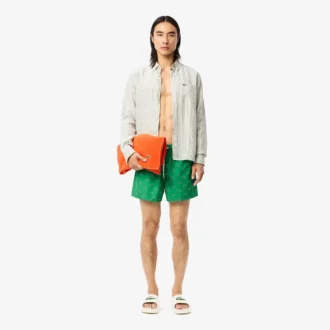 Men’s Crocodile Print Swim Trunks