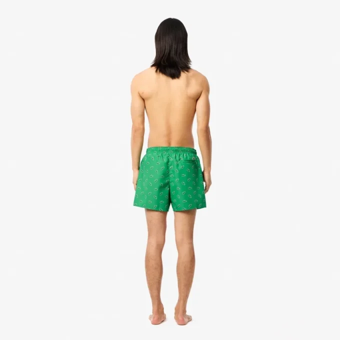 Men’s Crocodile Print Swim Trunks