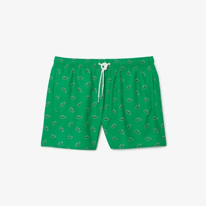 Men’s Crocodile Print Swim Trunks