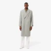Men’s Double-Breasted Chevron Wool Coat