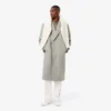 Men’s Double-Breasted Chevron Wool Coat