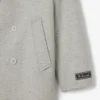 Men’s Double-Breasted Chevron Wool Coat