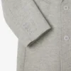 Men’s Double-Breasted Chevron Wool Coat