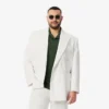 Men’s Double Breasted Embroidered Heritage Badge Blazer