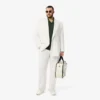 Men’s Double Breasted Embroidered Heritage Badge Blazer