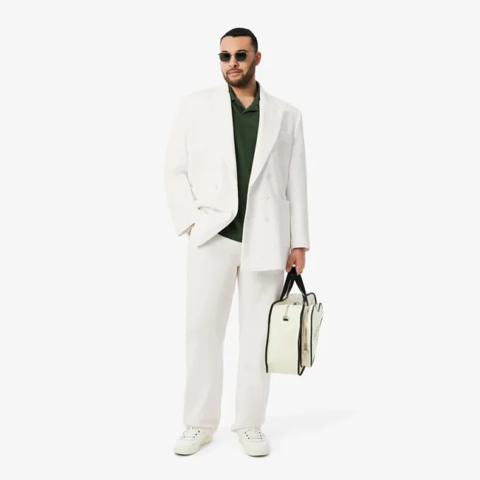 Men’s Double Breasted Embroidered Heritage Badge Blazer