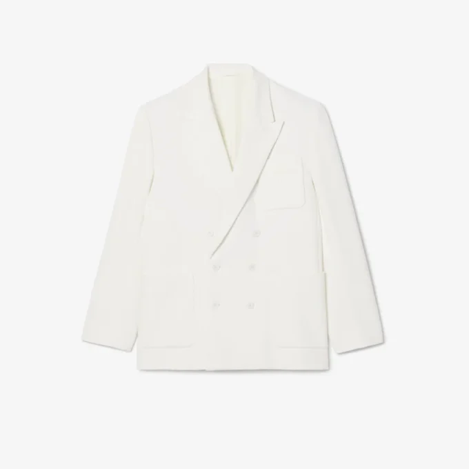 Men’s Double Breasted Embroidered Heritage Badge Blazer