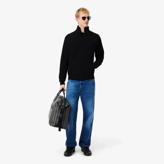 Men’s Double Faced Jersey Zip-Up Sweatshirt