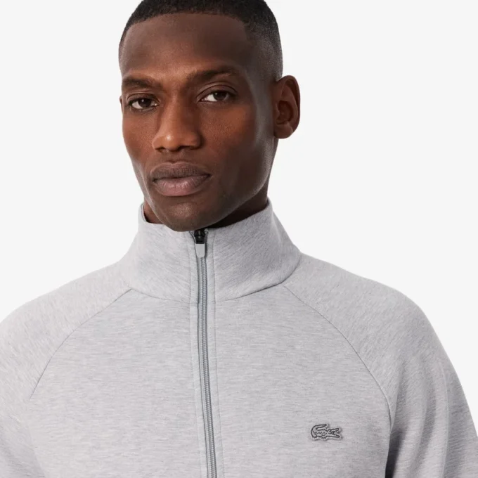 Men’s Double Faced Jersey Zip-Up Sweatshirt