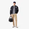 Men’s Embroidered Badge Water-Repellent Bomber Jacket