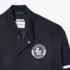 Men’s Embroidered Badge Water-Repellent Bomber Jacket