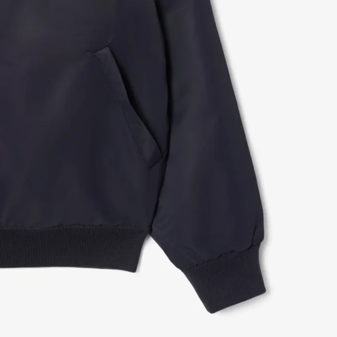 Men’s Embroidered Badge Water-Repellent Bomber Jacket