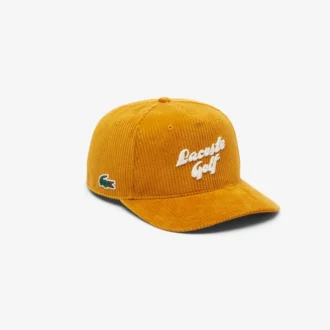 Men’s Embroidered Corduroy Golf Cap