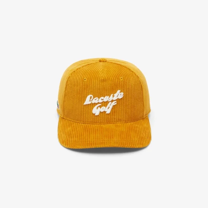 Men’s Embroidered Corduroy Golf Cap