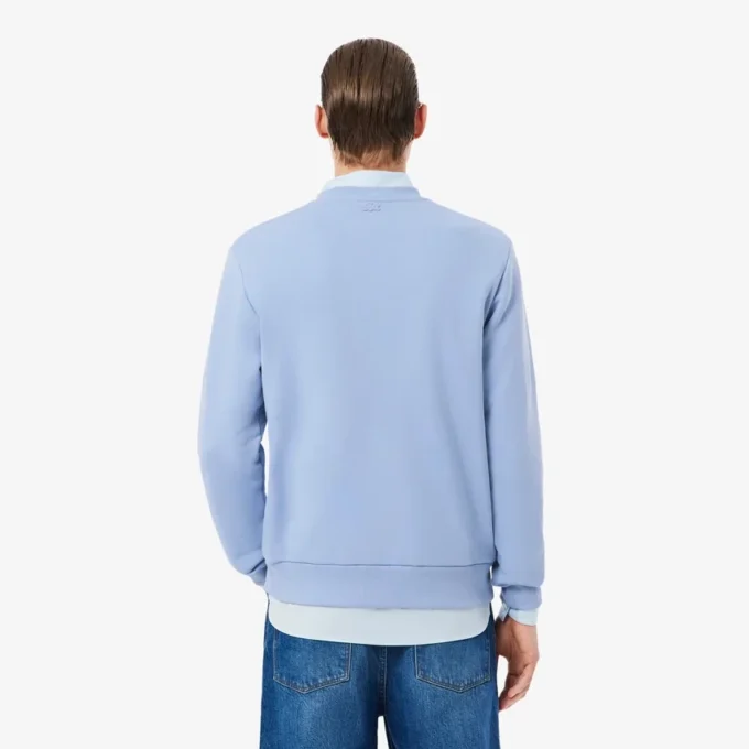Men’s Embroidered Motif Fleece Sweatshirt