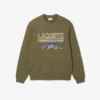 Men’s Embroidered Motif Fleece Sweatshirt