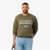 Men’s Embroidered Motif Fleece Sweatshirt