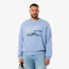 Men’s Embroidered Motif Fleece Sweatshirt