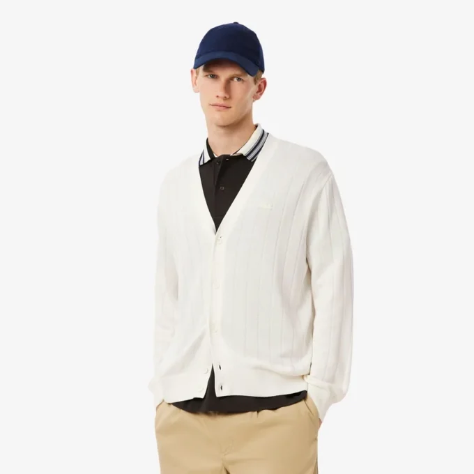 Men’s Fluid Rib Knit Cardigan