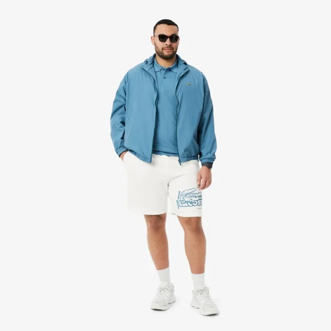 Men’s Graphic Print Cotton Fleece Shorts
