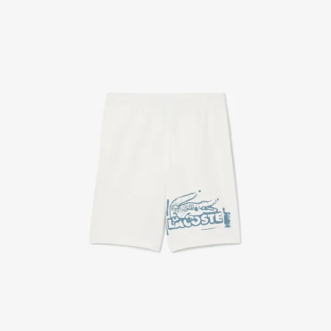 Men’s Graphic Print Cotton Fleece Shorts