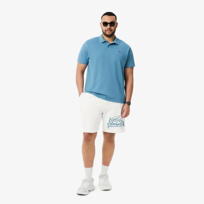 Men’s Graphic Print Cotton Fleece Shorts