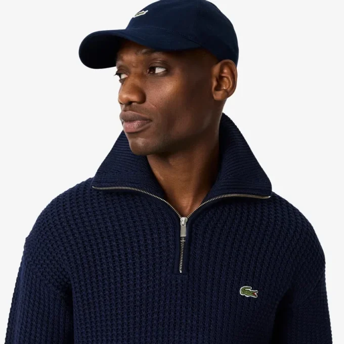 Men’s Half-Zip Heavy Wool Sweater