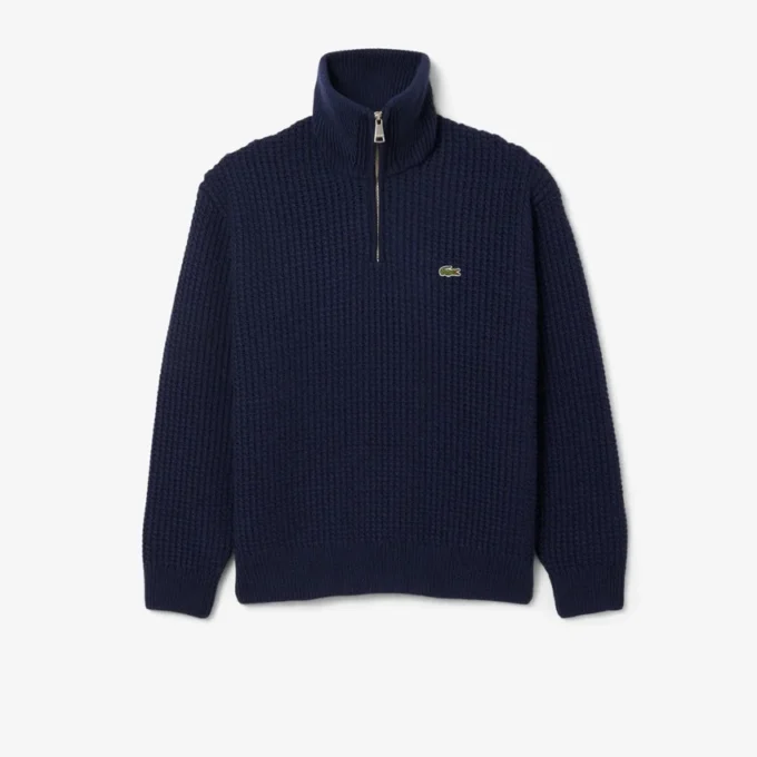 Men’s Half-Zip Heavy Wool Sweater