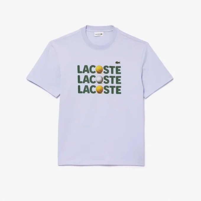 Men’s Heavy Cotton Ball Print T-Shirt