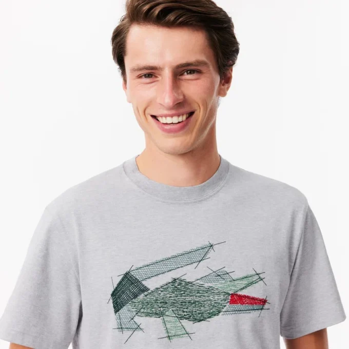 Men’s Heavy Cotton Crocodile Graphic T-Shirt