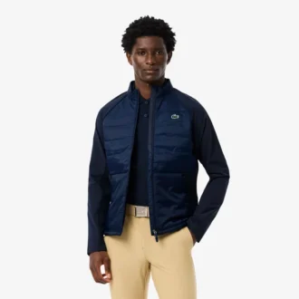 Men’s High-Neck Quilted Golf Jacket