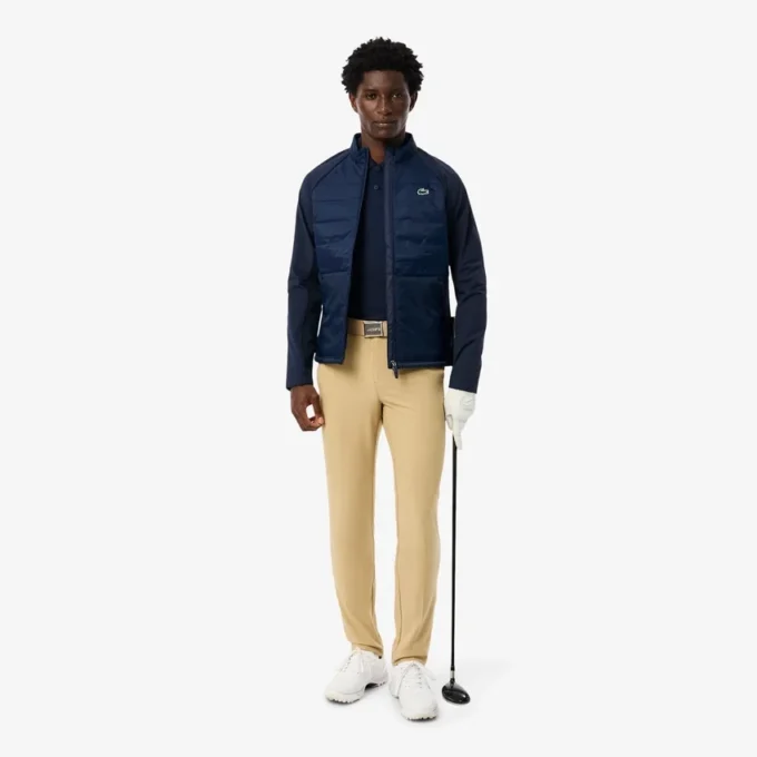 Men’s High-Neck Quilted Golf Jacket