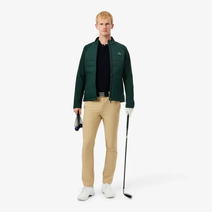 Men’s High-Neck Quilted Golf Jacket