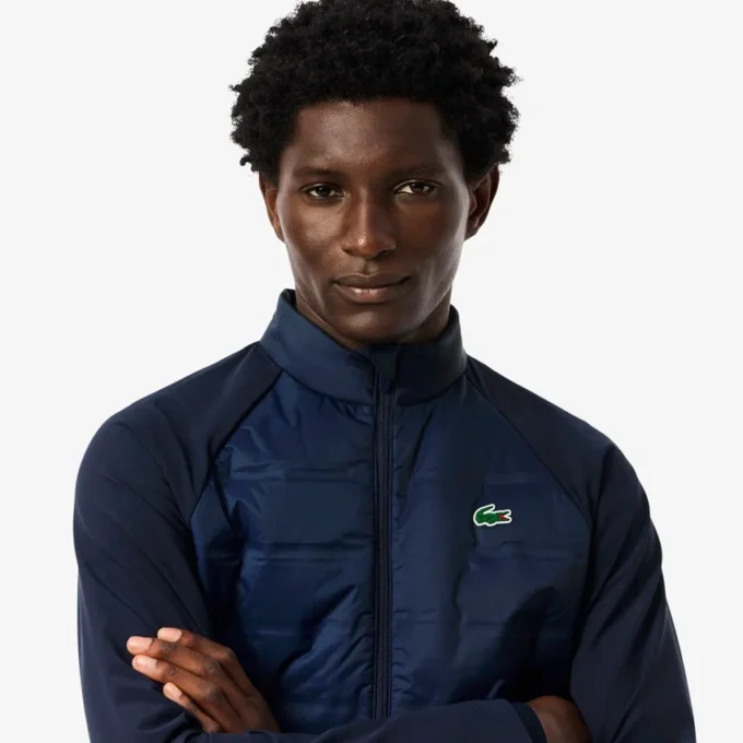 Men’s High-Neck Quilted Golf Jacket